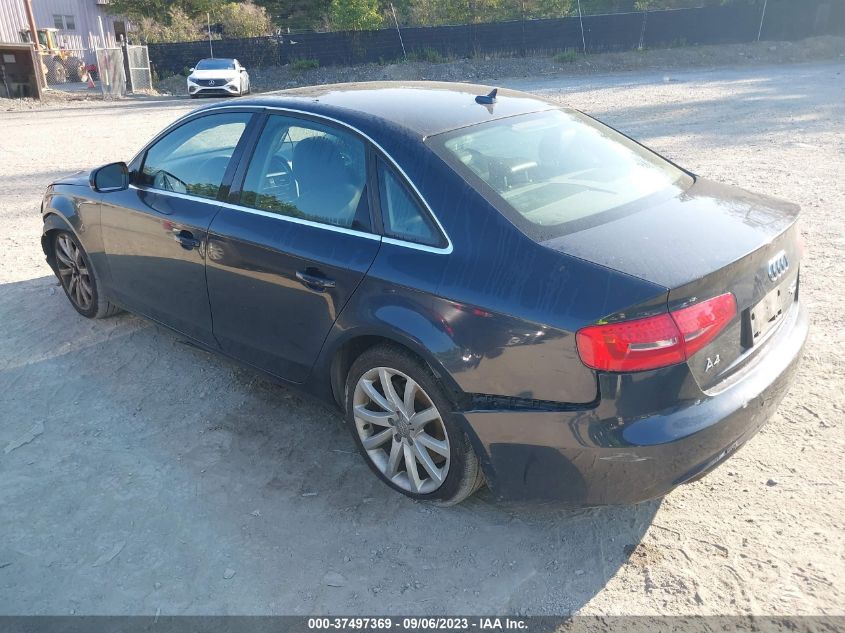 2013 AUDI A4 PREMIUM PLUS - WAUFFAFL2DN006520