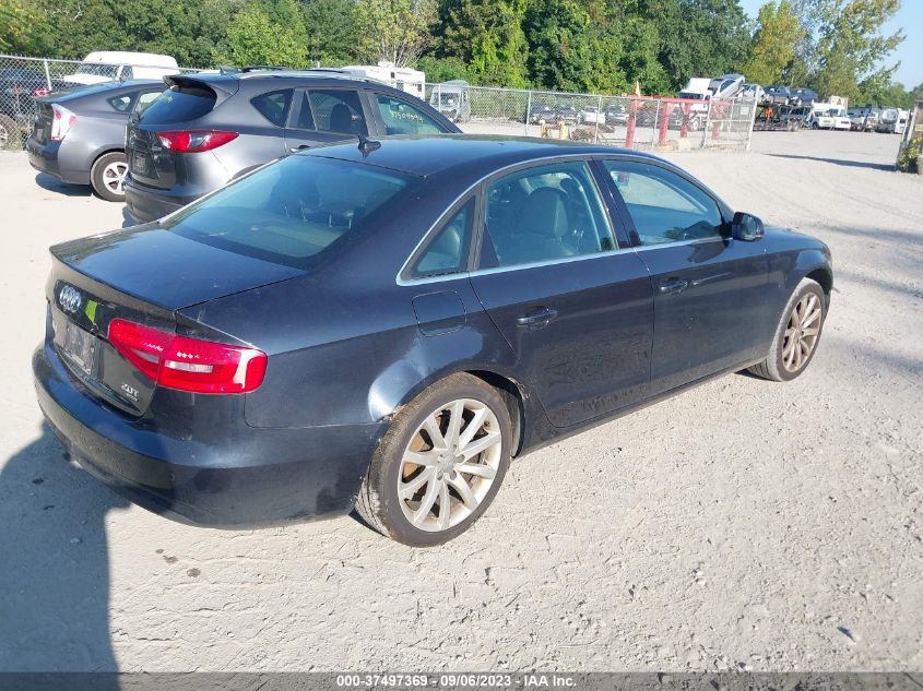 2013 AUDI A4 PREMIUM PLUS - WAUFFAFL2DN006520