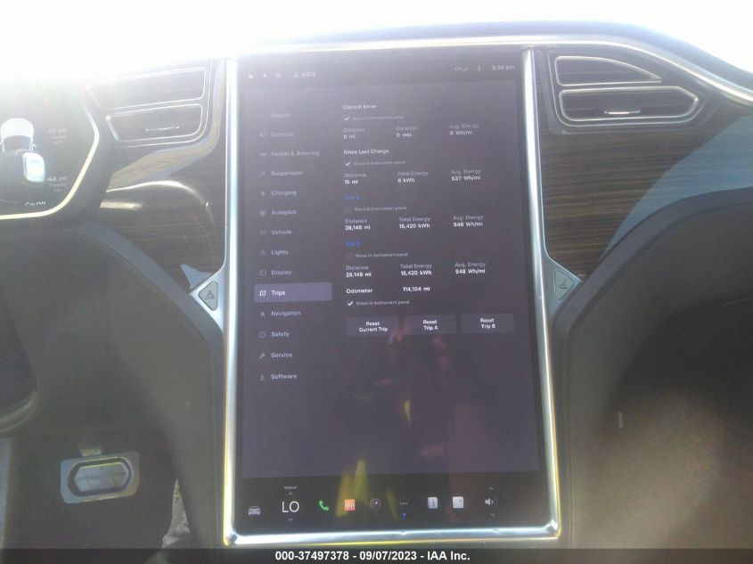 2015 TESLA MODEL S 85D - 5YJSA1H21FFP78092