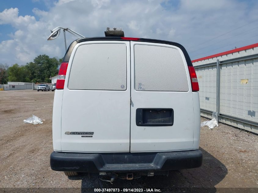 2016 CHEVROLET EXPRESS 2500 WORK VAN 1GCWGAFF3G1247234