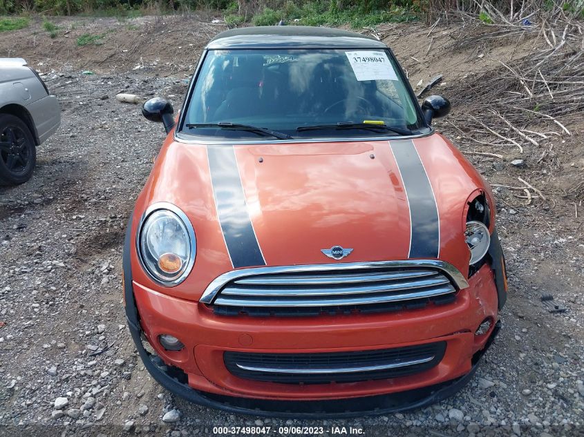 2013 MINI COOPER HARDTOP - WMWSU3C57DT680812