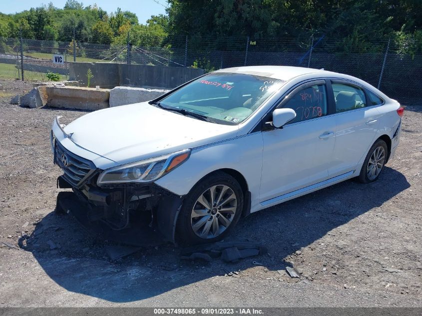 2017 HYUNDAI SONATA SPORT - 5NPE34AF1HH589954