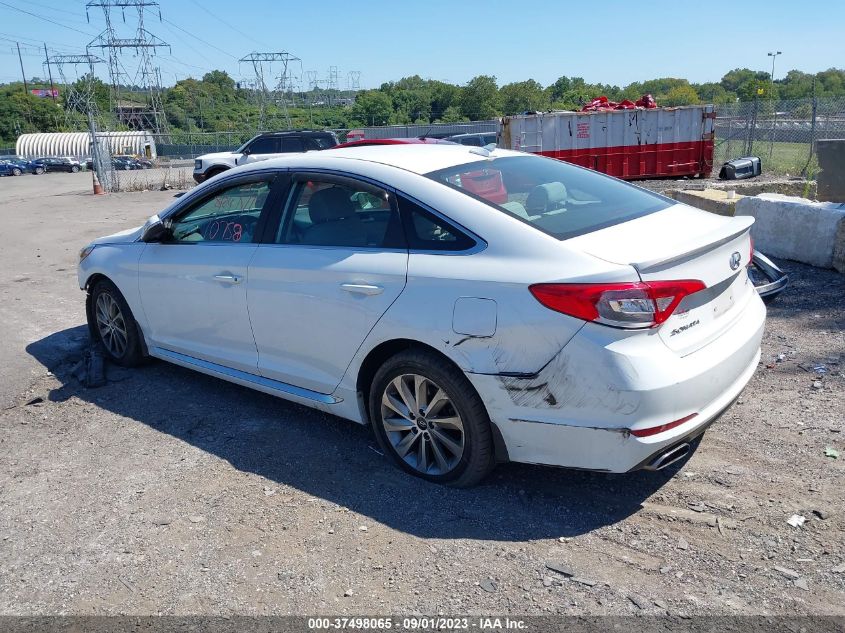 2017 HYUNDAI SONATA SPORT - 5NPE34AF1HH589954