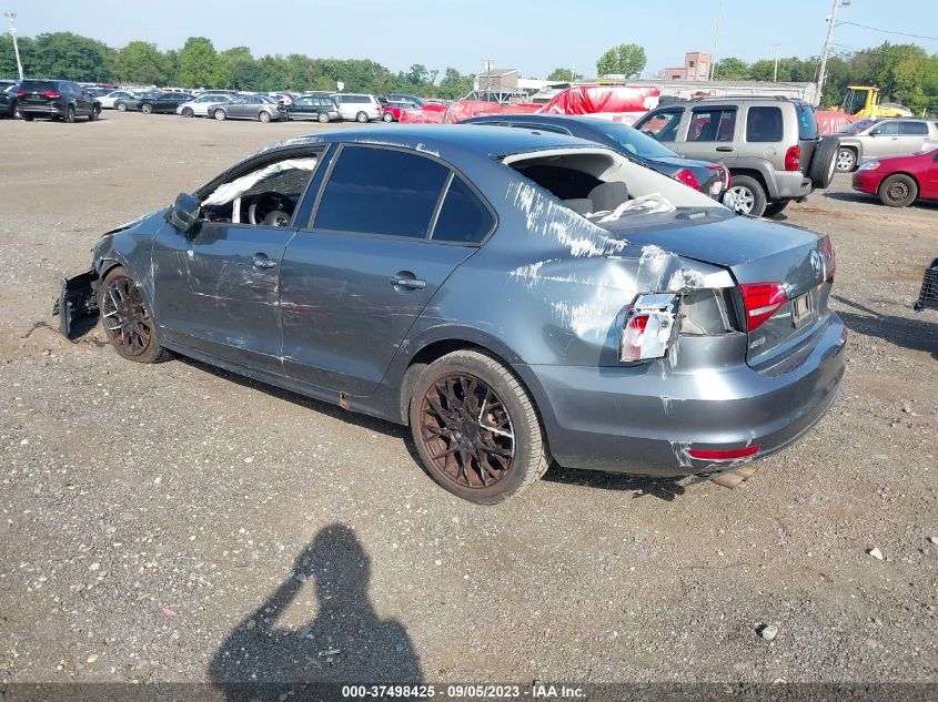 2015 VOLKSWAGEN JETTA SEDAN 2.0L S - 3VW1K7AJ2FM279016