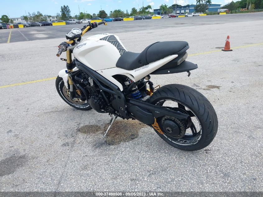 2007 TRIUMPH MOTORCYCLE SPEED TRIPLE SMT500PK87J287381