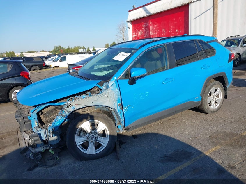 VIN JTMMWRFV1KD013455 2019 TOYOTA RAV4 HYBRID LE