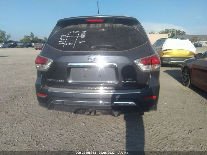 2014 NISSAN PATHFINDER PLATINUM - 5N1AR2MM8EC721641