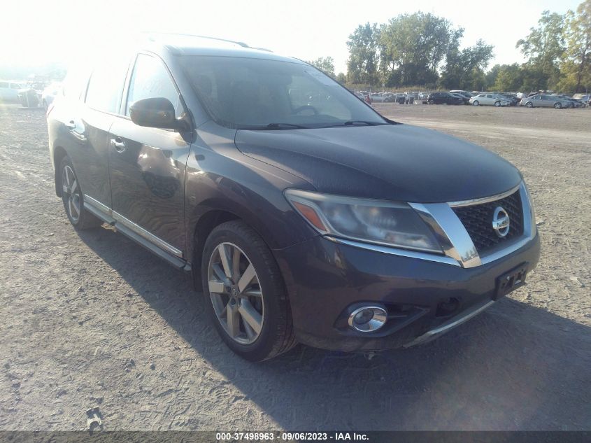 2014 NISSAN PATHFINDER PLATINUM - 5N1AR2MM8EC721641