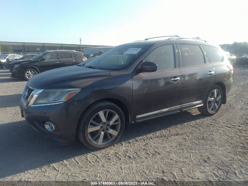 2014 NISSAN PATHFINDER PLATINUM - 5N1AR2MM8EC721641