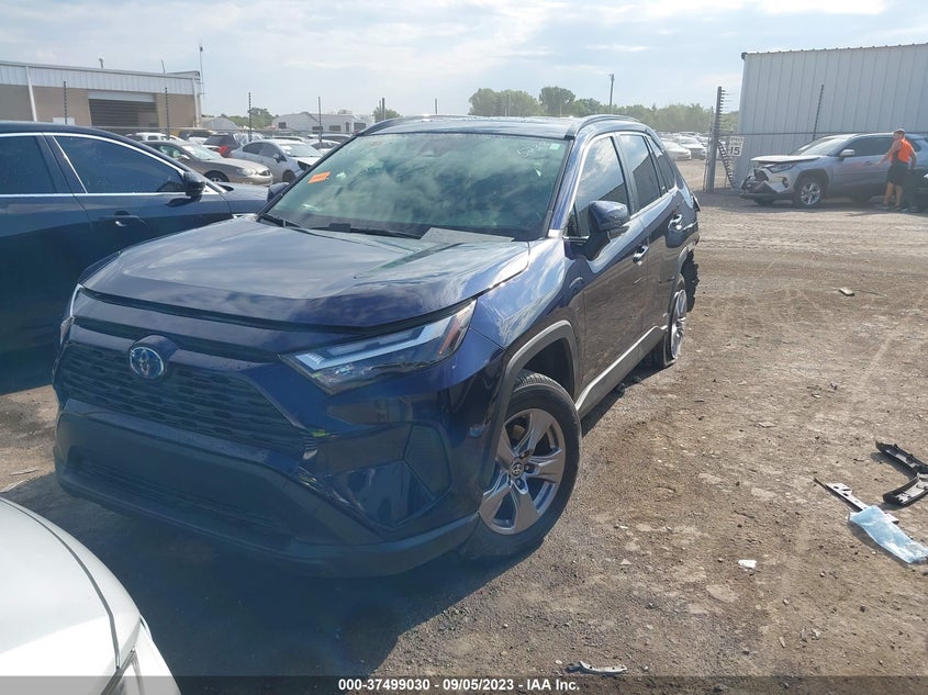 VIN JTMRWRFV3ND145238 2022 TOYOTA RAV4 HYBRID XLE