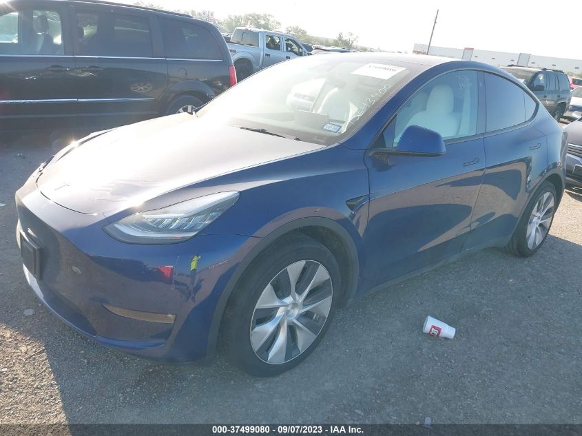 2022 TESLA MODEL Y - 7SAYGDEE5NF319965