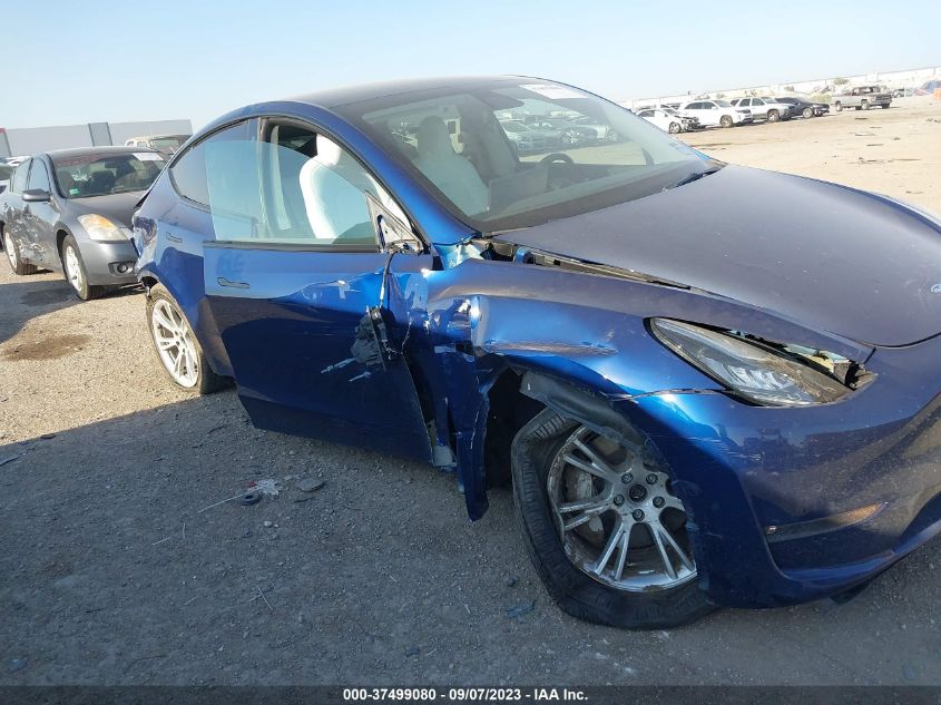 2022 TESLA MODEL Y - 7SAYGDEE5NF319965