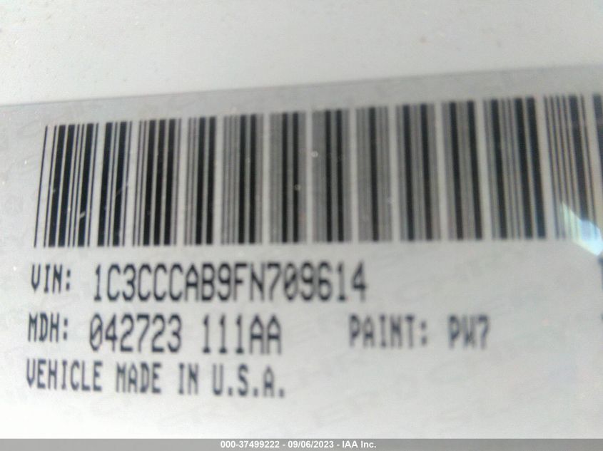 2015 CHRYSLER 200 LIMITED - 1C3CCCAB9FN709614