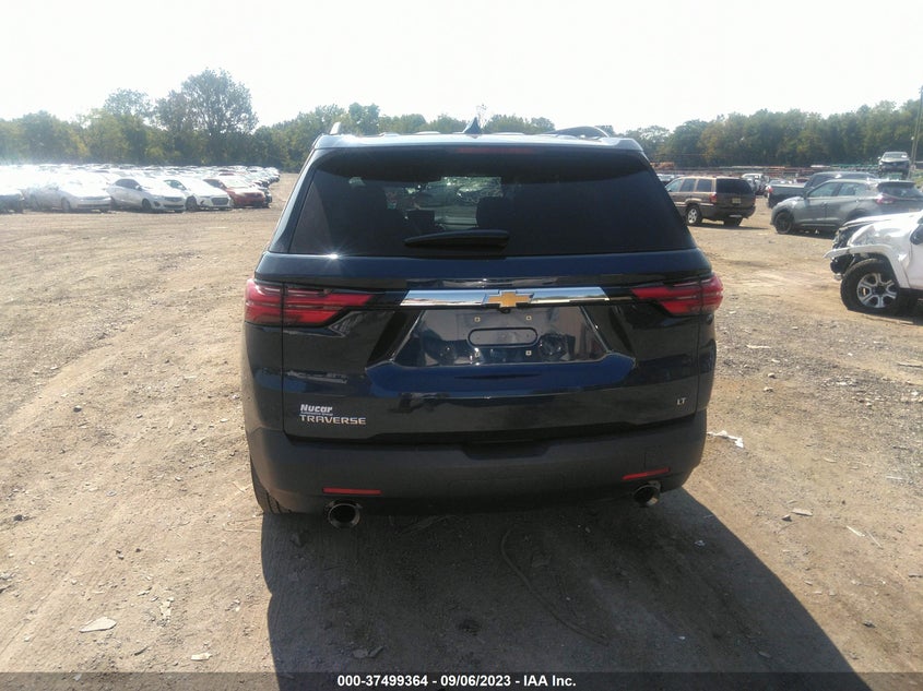 VIN 1GNERGKW2NJ168995 2022 CHEVROLET TRAVERSE LT