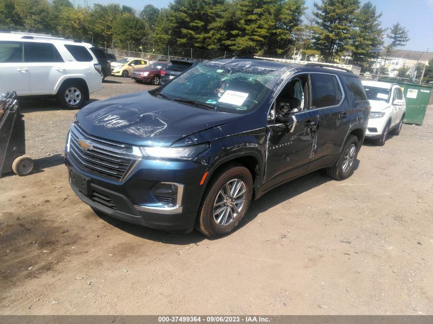 VIN 1GNERGKW2NJ168995 2022 CHEVROLET TRAVERSE LT