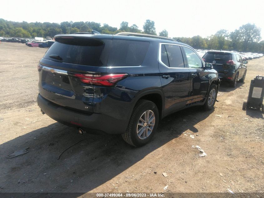 VIN 1GNERGKW2NJ168995 2022 CHEVROLET TRAVERSE LT