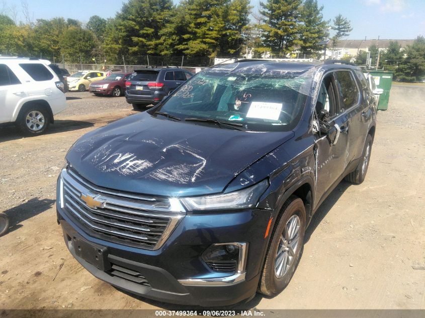 VIN 1GNERGKW2NJ168995 2022 CHEVROLET TRAVERSE LT