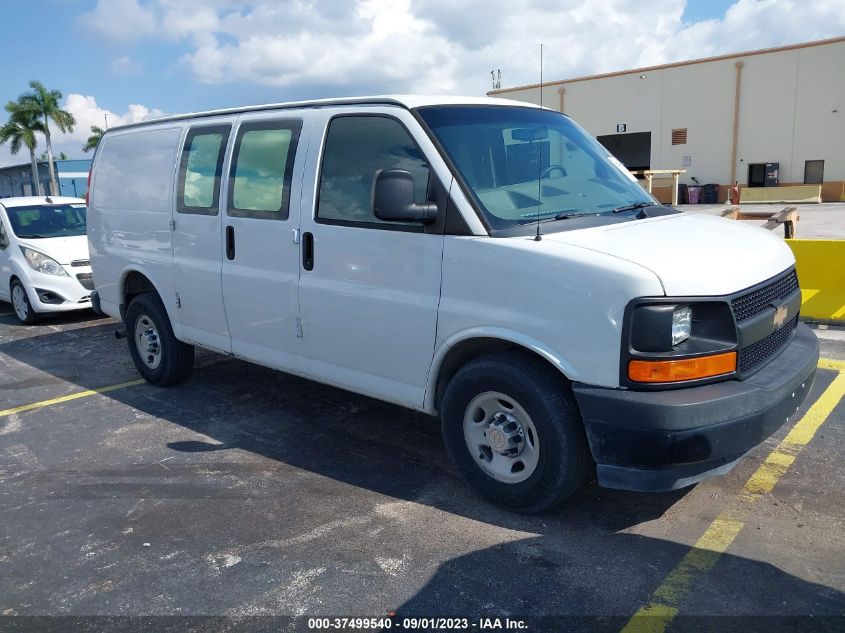 2014 CHEVROLET EXPRESS CARGO VAN - 1GCWGFCA2E1144924