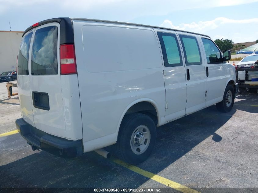 2014 CHEVROLET EXPRESS CARGO VAN - 1GCWGFCA2E1144924