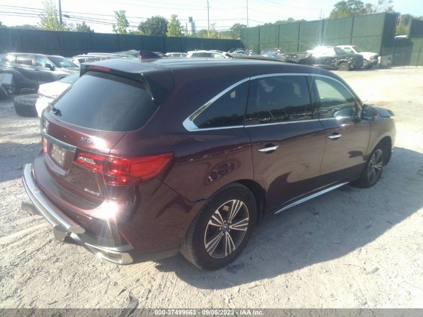 2017 ACURA MDX - 5FRYD4H30HB015364