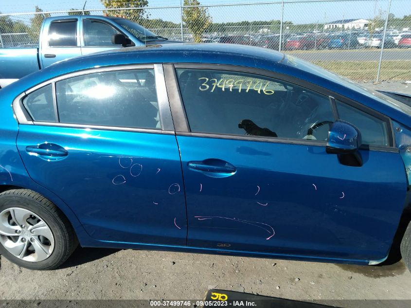2013 HONDA CIVIC SDN LX - 2HGFB2F5XDH580895