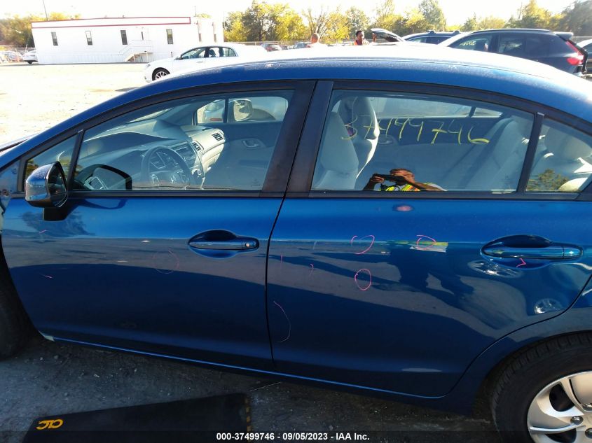 2013 HONDA CIVIC SDN LX - 2HGFB2F5XDH580895