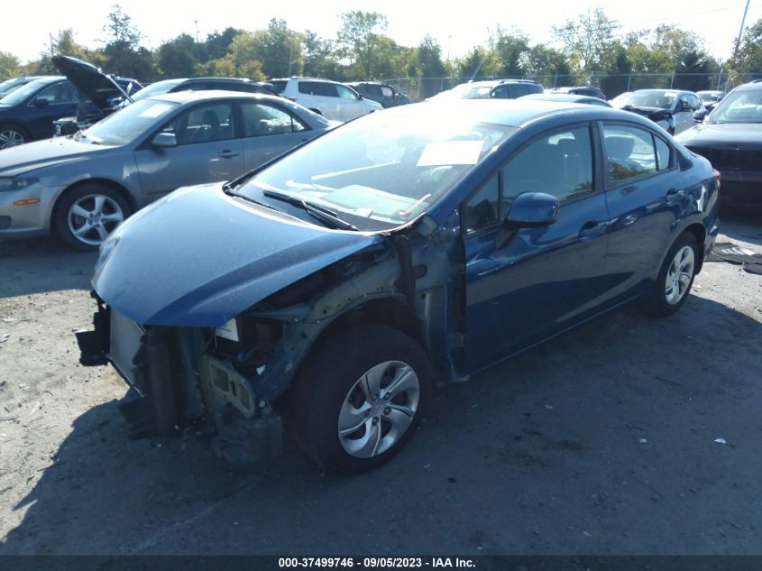 2013 HONDA CIVIC SDN LX - 2HGFB2F5XDH580895