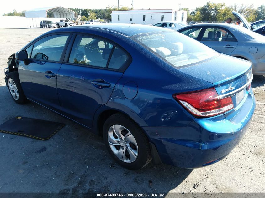 2013 HONDA CIVIC SDN LX - 2HGFB2F5XDH580895