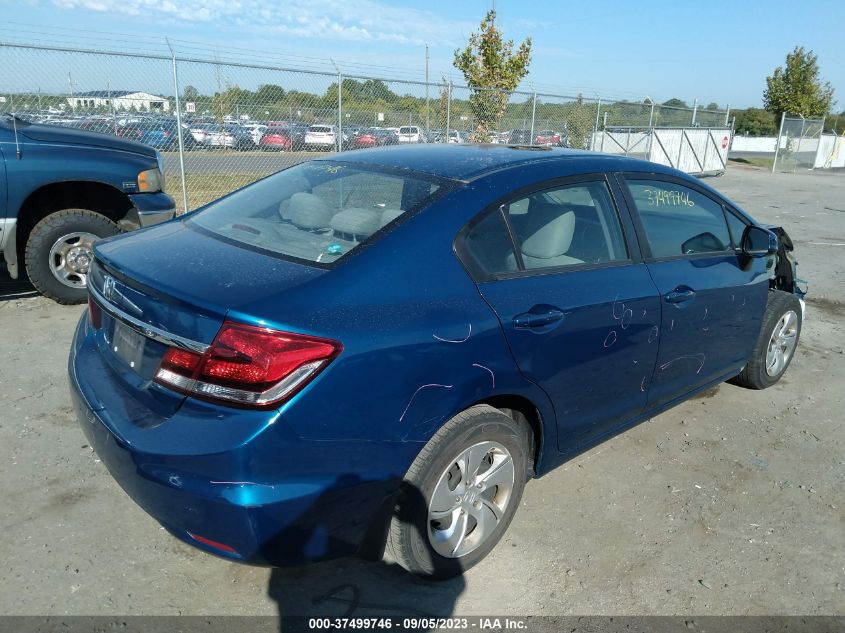 2013 HONDA CIVIC SDN LX - 2HGFB2F5XDH580895