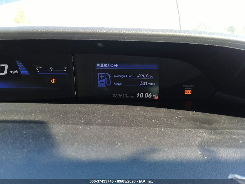 2013 HONDA CIVIC SDN LX - 2HGFB2F5XDH580895
