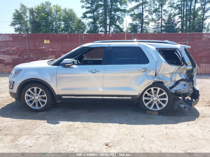 2017 FORD EXPLORER LIMITED - 1FM5K7F89HGE36530