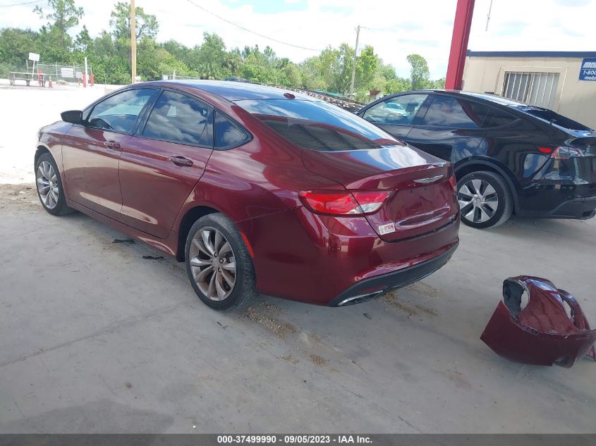 2015 CHRYSLER 200 S - 1C3CCCBB7FN758714