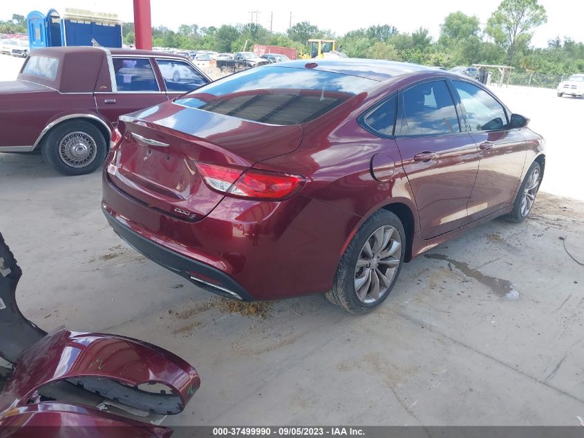 2015 CHRYSLER 200 S - 1C3CCCBB7FN758714