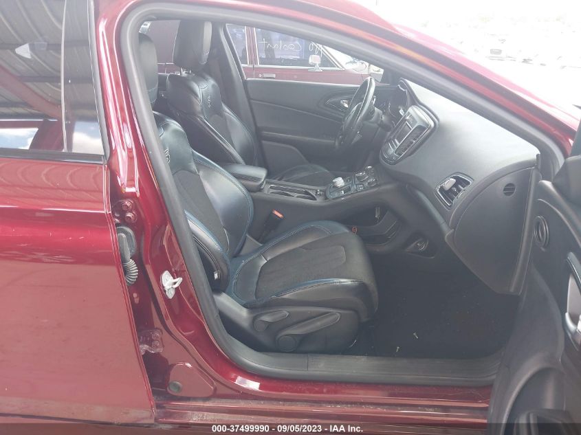 2015 CHRYSLER 200 S - 1C3CCCBB7FN758714