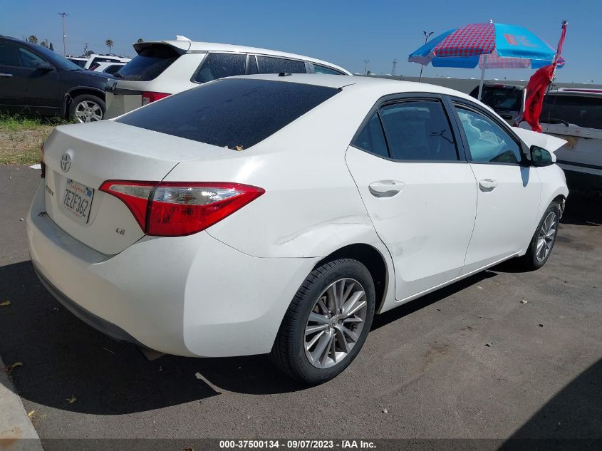 2014 TOYOTA COROLLA L/LE/S/S PLUS/LE PLUS - 5YFBURHE6EP040307