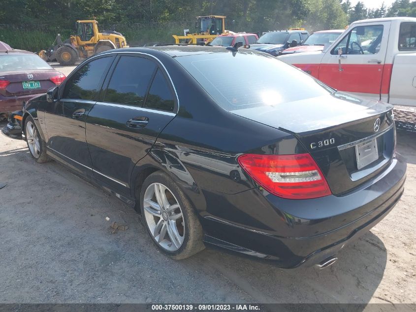 2013 MERCEDES-BENZ C-CLASS C 300 - WDDGF8AB4DR260081