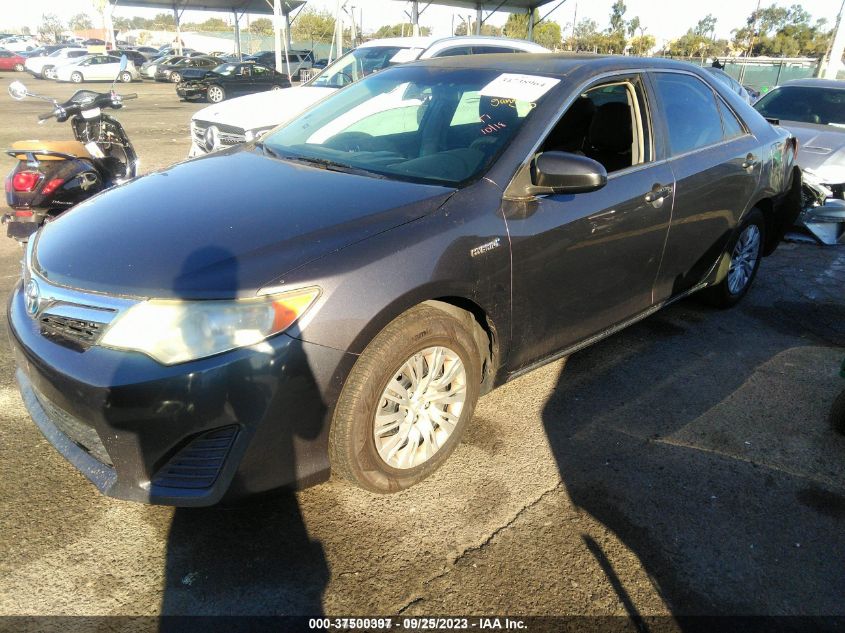 2013 TOYOTA CAMRY HYBRID LE/XLE - 4T1BD1FK4DU085169