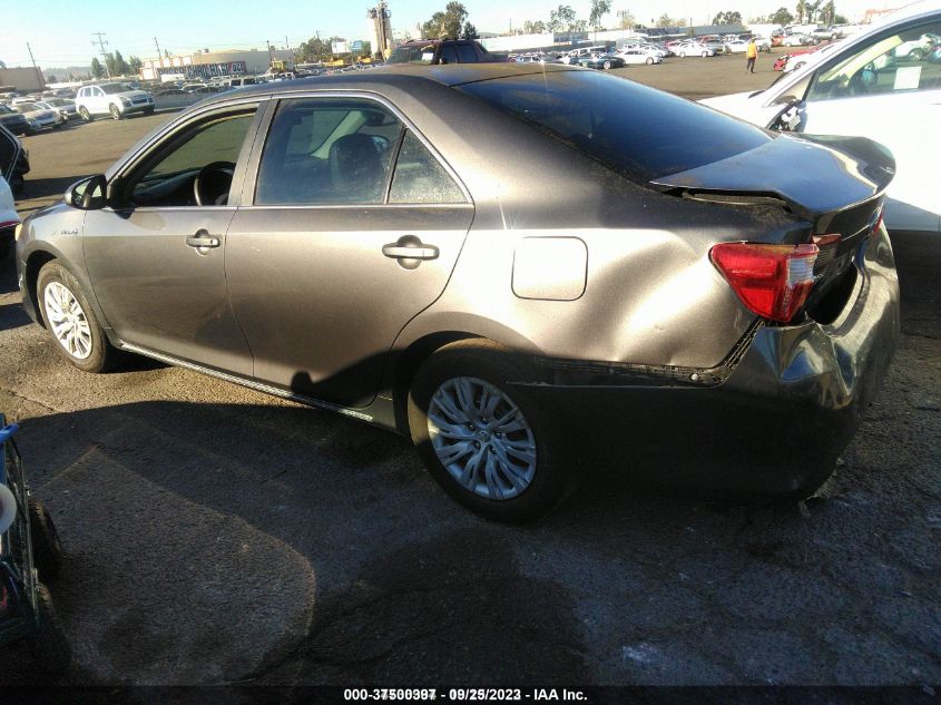 2013 TOYOTA CAMRY HYBRID LE/XLE - 4T1BD1FK4DU085169