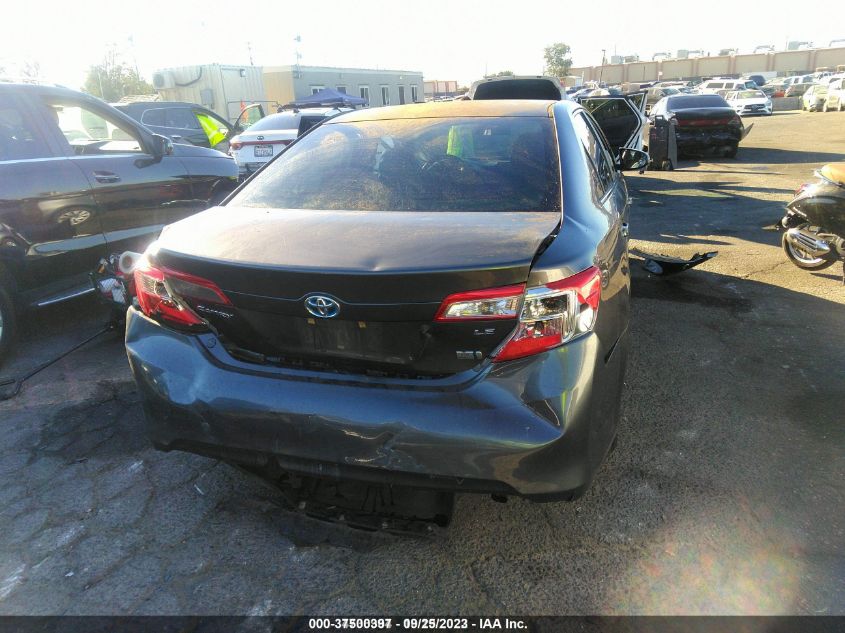 2013 TOYOTA CAMRY HYBRID LE/XLE - 4T1BD1FK4DU085169