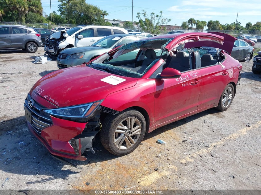 VIN 5NPD84LF6KH431658 2019 HYUNDAI ELANTRA SEL/VALUE/LIMITED