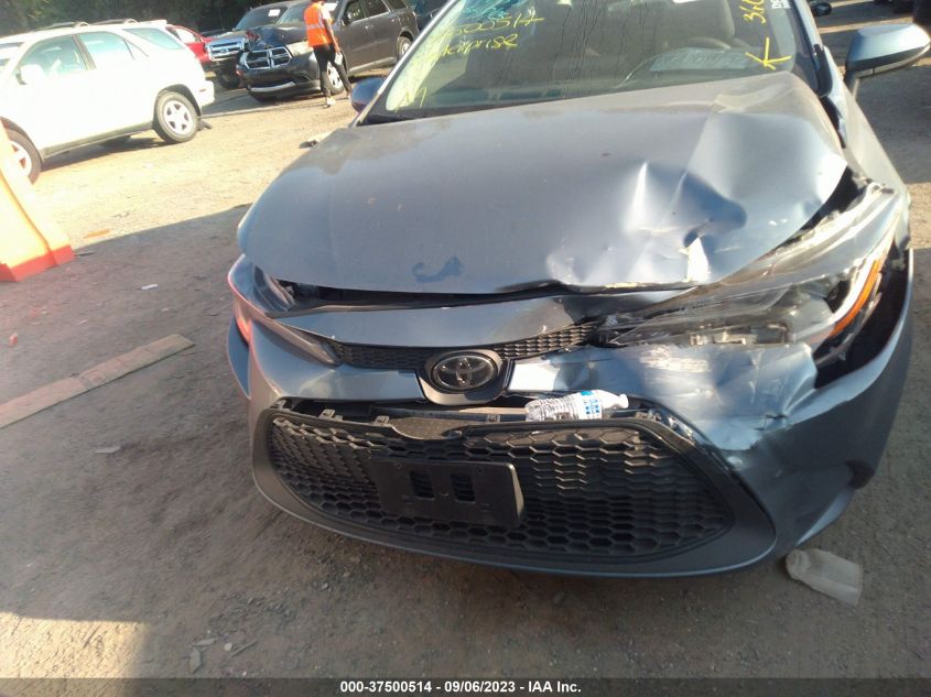 2022 TOYOTA COROLLA LE 5YFEPMAE6NP285481