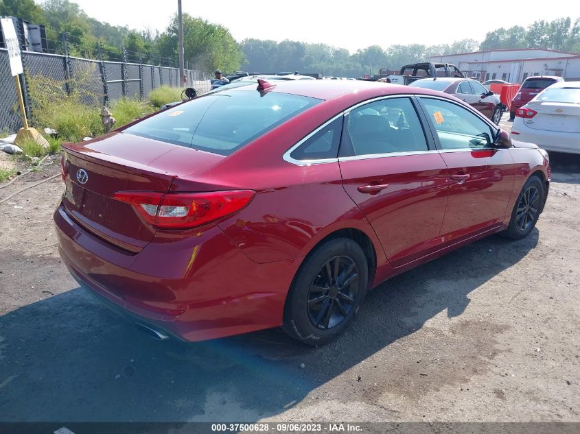 2015 HYUNDAI SONATA 2.4L SE - 5NPE24AF1FH245072