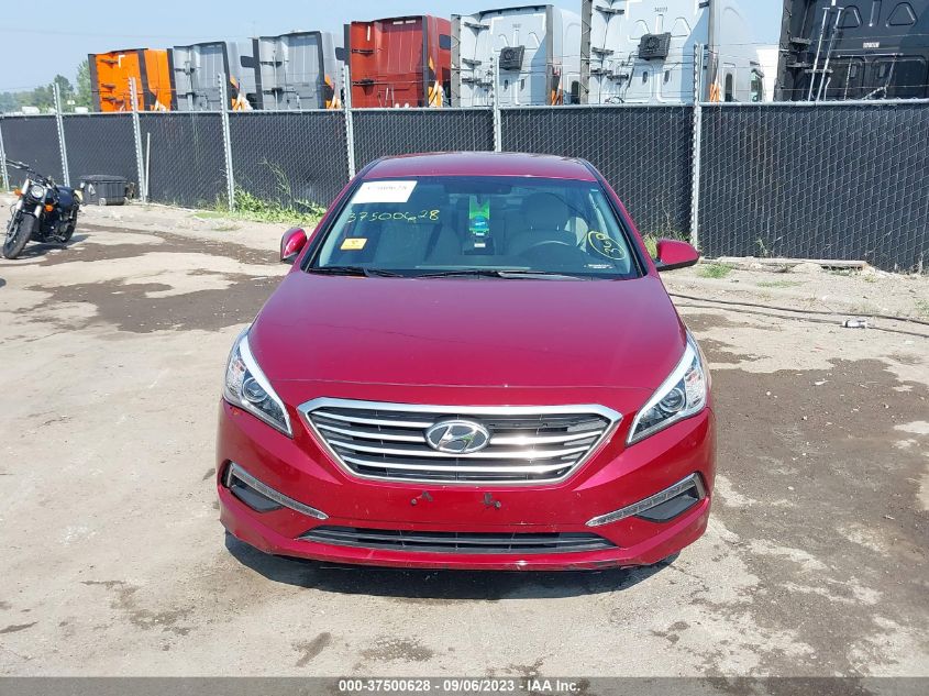 2015 HYUNDAI SONATA 2.4L SE - 5NPE24AF1FH245072