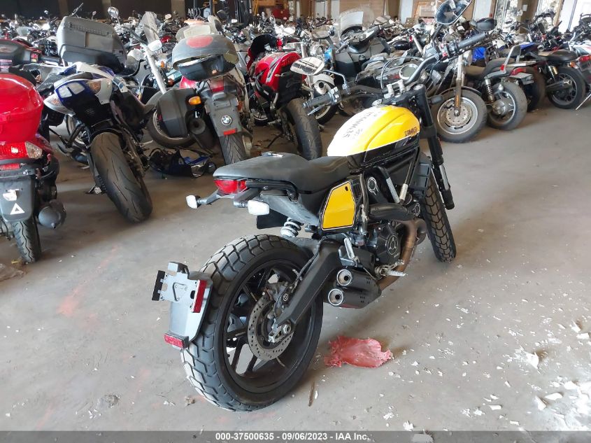 2019 DUCATI SCRAMBLER DESERT SLED ML0KAFPM7KT015548