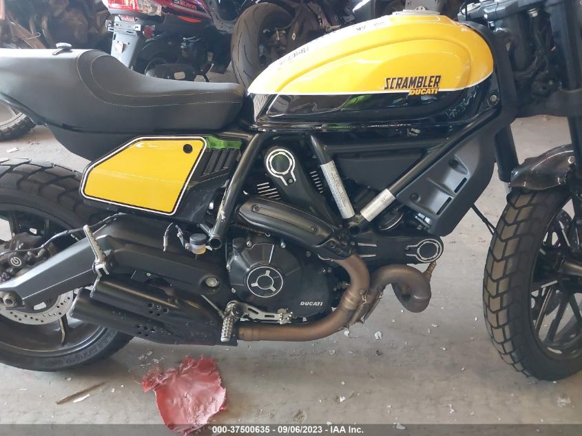 2019 DUCATI SCRAMBLER DESERT SLED ML0KAFPM7KT015548