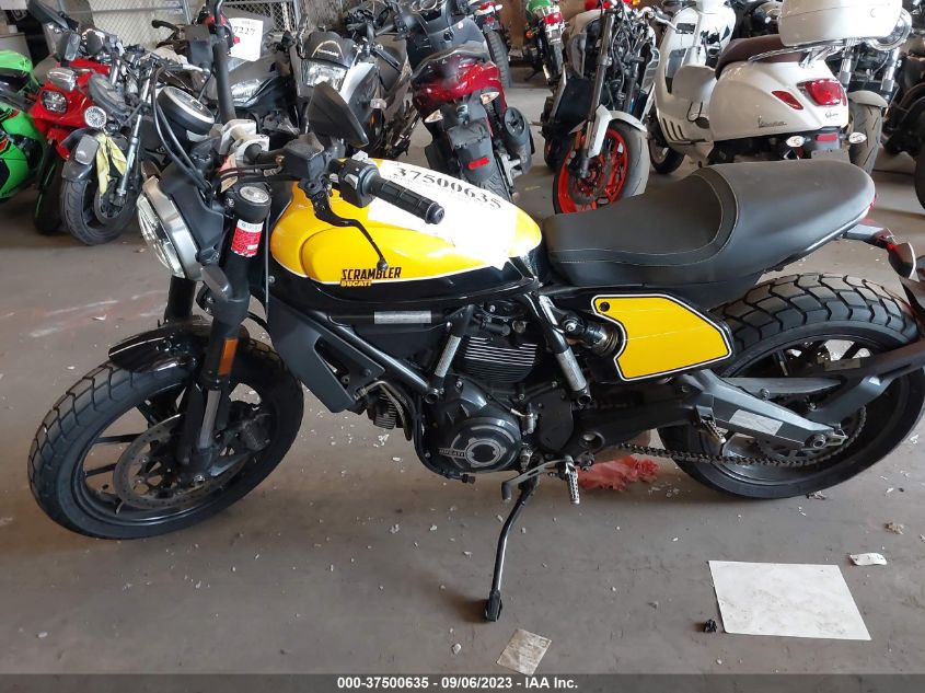 2019 DUCATI SCRAMBLER DESERT SLED ML0KAFPM7KT015548