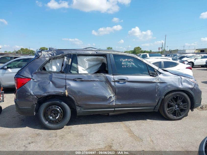 2021 HONDA PASSPORT SPORT 5FNYF7H20MB012673