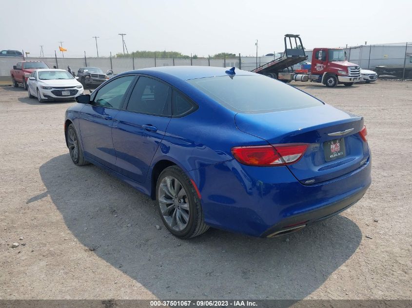 2015 CHRYSLER 200 S - 1C3CCCDG4FN523292