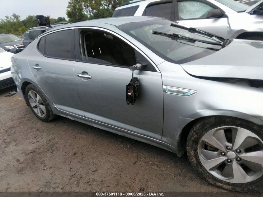 2014 KIA OPTIMA HYBRID EX - KNAGN4AD7E5076735