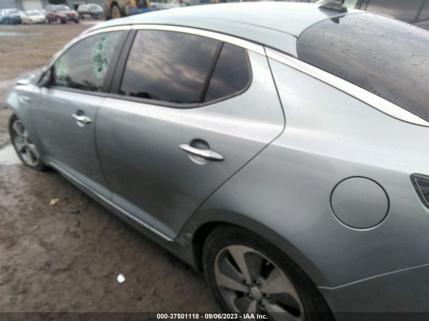 2014 KIA OPTIMA HYBRID EX - KNAGN4AD7E5076735